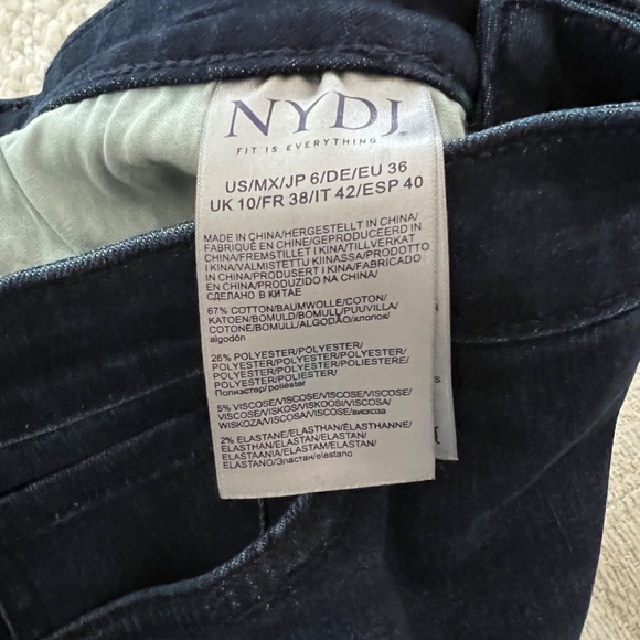 NYDJ Jeans Sheri Slim Size 6 NWT - Picture 9 of 9